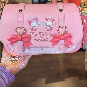 Sanrio My Melody & Kuromi Diner Bow Crossbody Bag